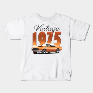 Vintage 1975 classic car Kids T-Shirt